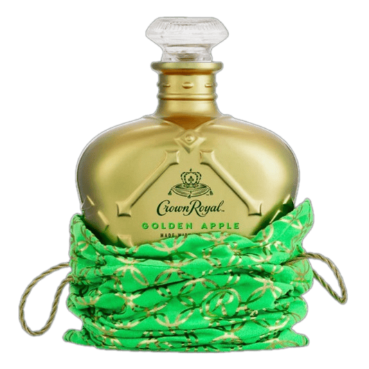 Crown Royal Golden Apple 23 Year Old Canadian Whisky bottle – limited edition 750ML luxury release with gold accents