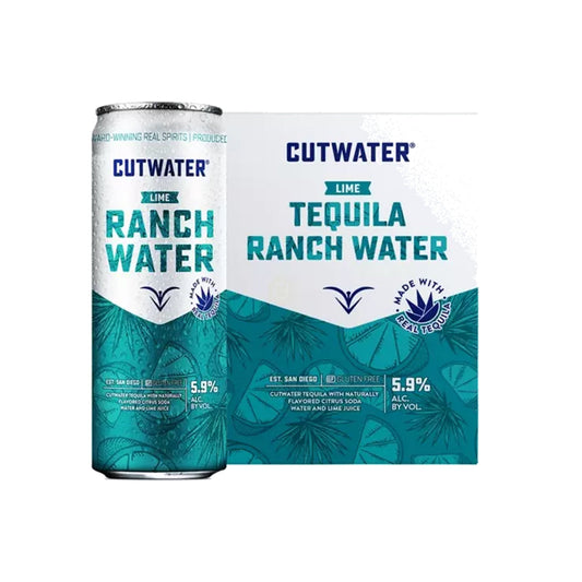 Cutwater Lime Tequila Ranch Water - 4PKC