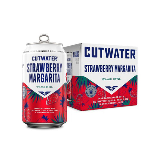 Cutwater Strawberry Margarita - 4PKC