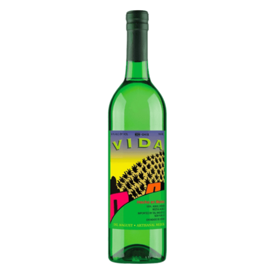 “Del Maguey Vida Mezcal Tequila 750ML bottle front view”