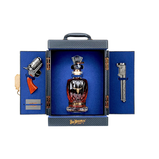 Doc Holliday 10 Year Bourbon Gift Set – premium aged bourbon whiskey bottle with gift box packaging
