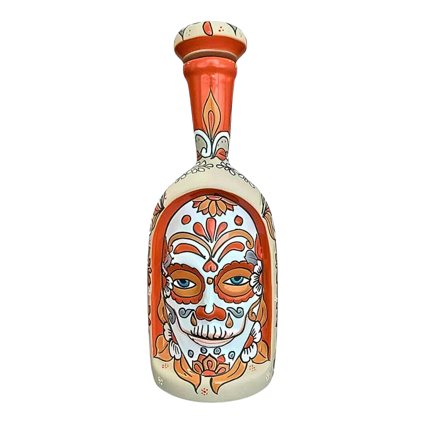 Dos Artes Calavera Joven Limited Edition 2024 handcrafted ceramic skull tequila bottle