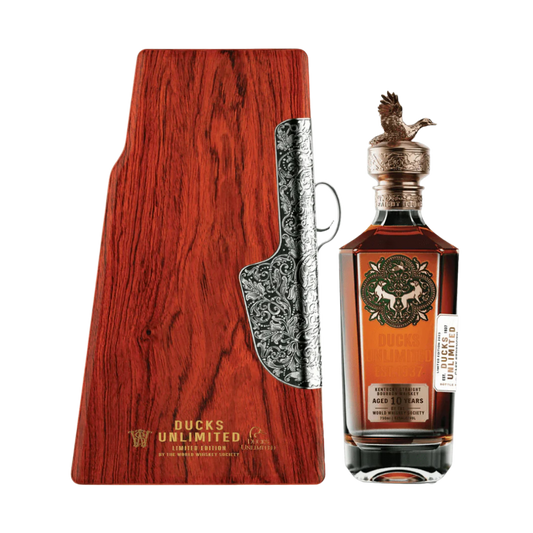 Ducks Unlimited Special Edition 10-Year-Old Bourbon bottle