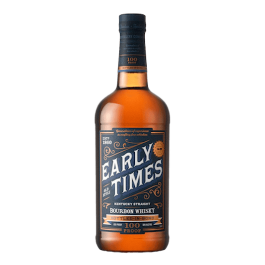 “Early Times Bottled-in-Bond 1L Kentucky Straight Bourbon Whisky bottle front label”