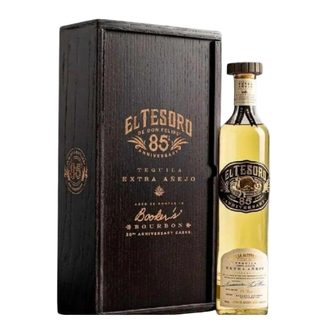 El Tesoro Añejo 85th Anniversary Tequila bottle 750ml limited edition premium sipping tequila
