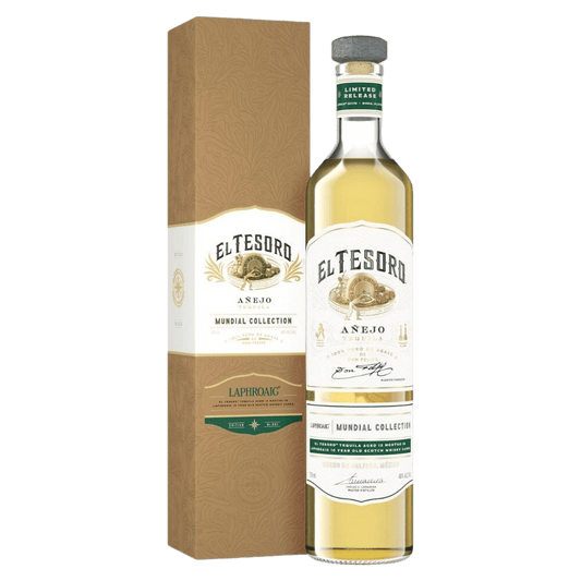 El Tesoro Mundial Basil Hayden Edition Reposado Tequila 750ML premium limited edition bourbon barrel aged tequila bottle