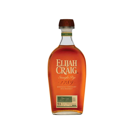 Elijah Craig Strght Rye - 750ML