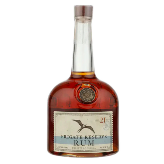 Frigate Reserve 21 Year Old Rum bottle