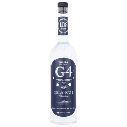 G4 Tequila Blanco 108 High Proof - 750ML 