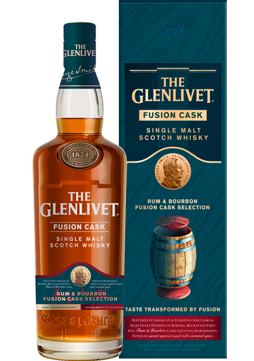 The Glenlivet Rum & Bourbon Fusion Cask Selection Single Malt - 750ML 