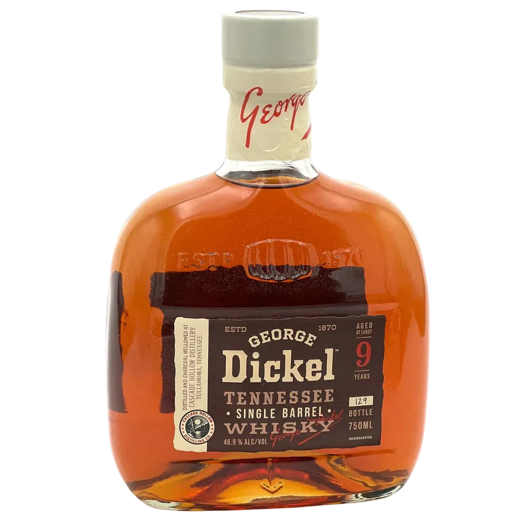 George Dickel 9 Year Old Hand Selected Barrel Sour Mash Tennessee Whisky bottle
