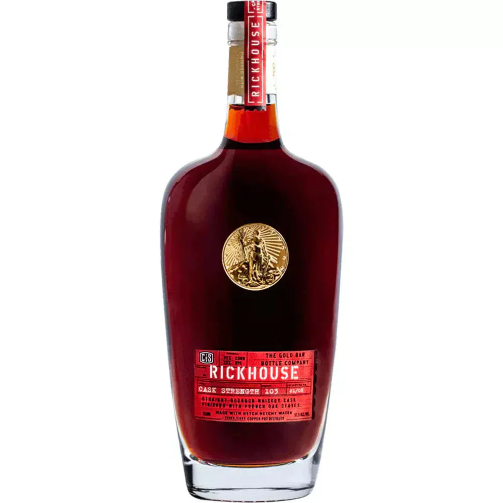 Gold Bar® Rickhouse Cask Strength Bourbon Whiskey - 750ML 