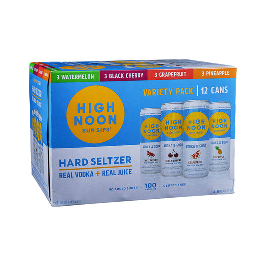 High Noon Variety Pk Cans - 12PK