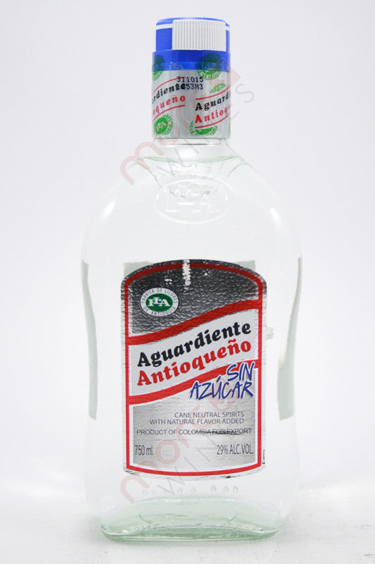 Aguardiente Antioqueno Sin Azucar, Colombia- 750ML