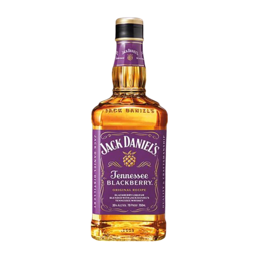 “Jack Daniel's Tennessee Blackberry Whiskey 750ml bottle front view”