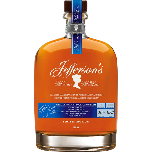 Jefffrson's Marian McLain Blend of Straight Bourbon Whiskey - 750ML