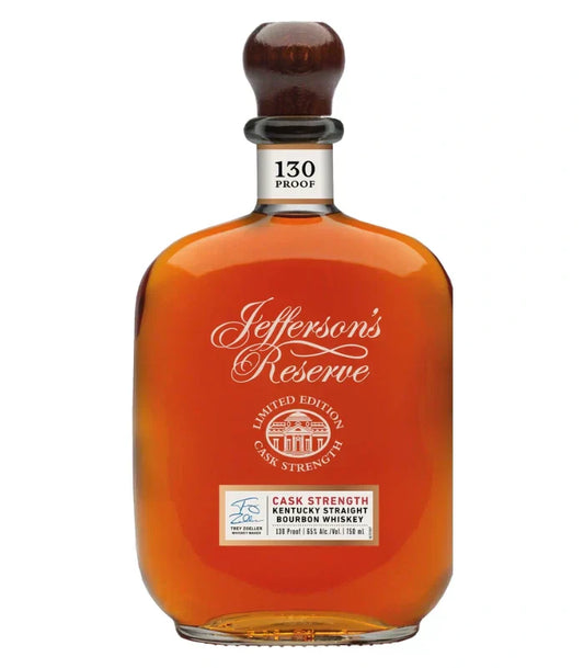 Jefferson's Reserve Cask Limited Edition 130 Proof Strength Kentucky Straight Bourbon Whiskey