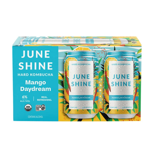 June Shine Hard Kombucha Mango Daydream - 6PKC
