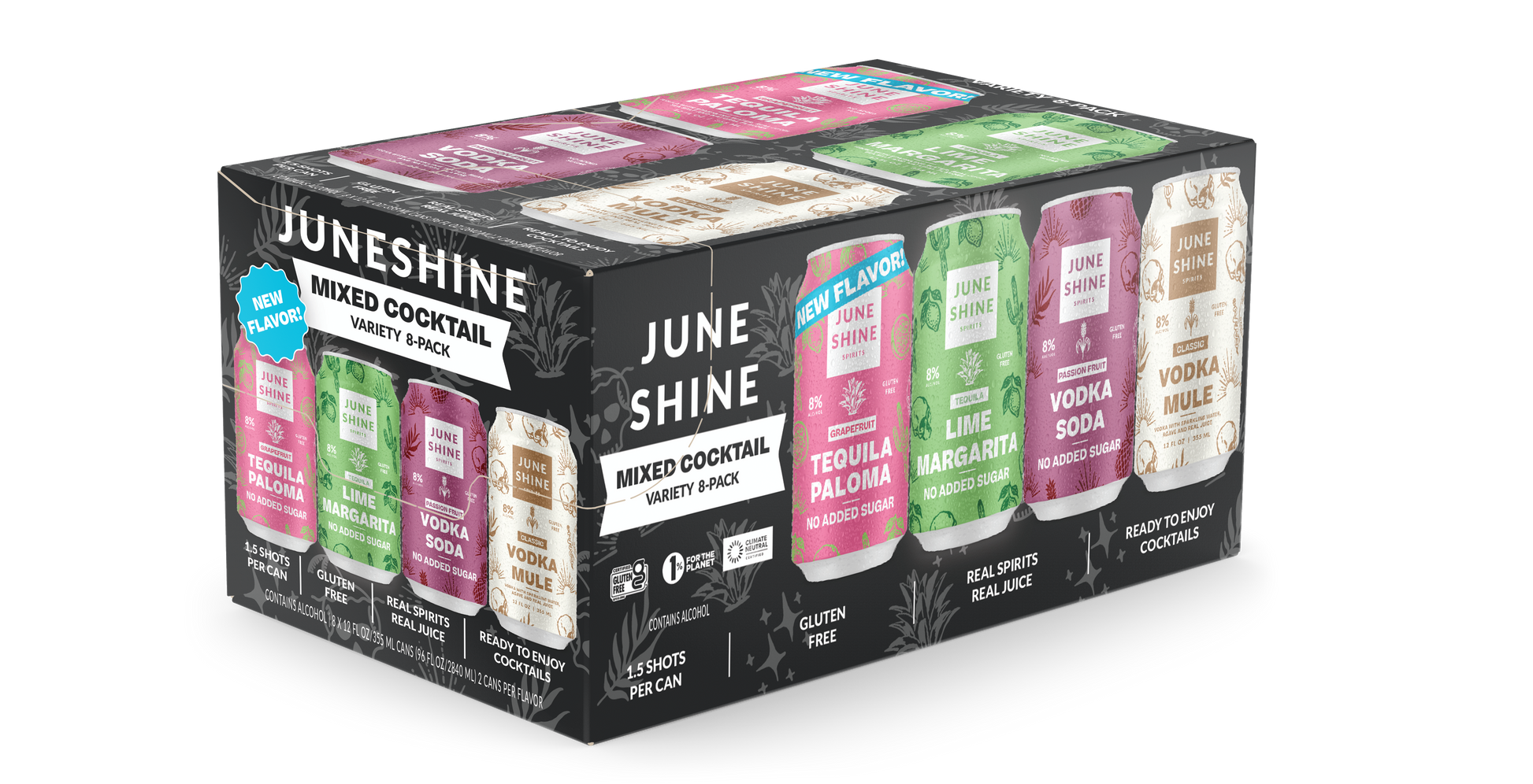 Juneshine Spirits Variety 8-Pack