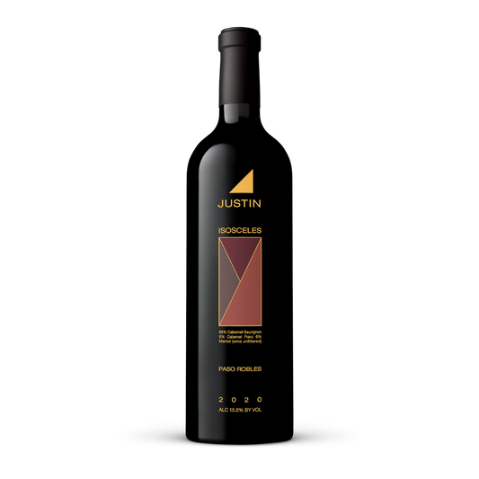“Justin Isoceles Red Blend 750ML bottle – premium Paso Robles red wine”