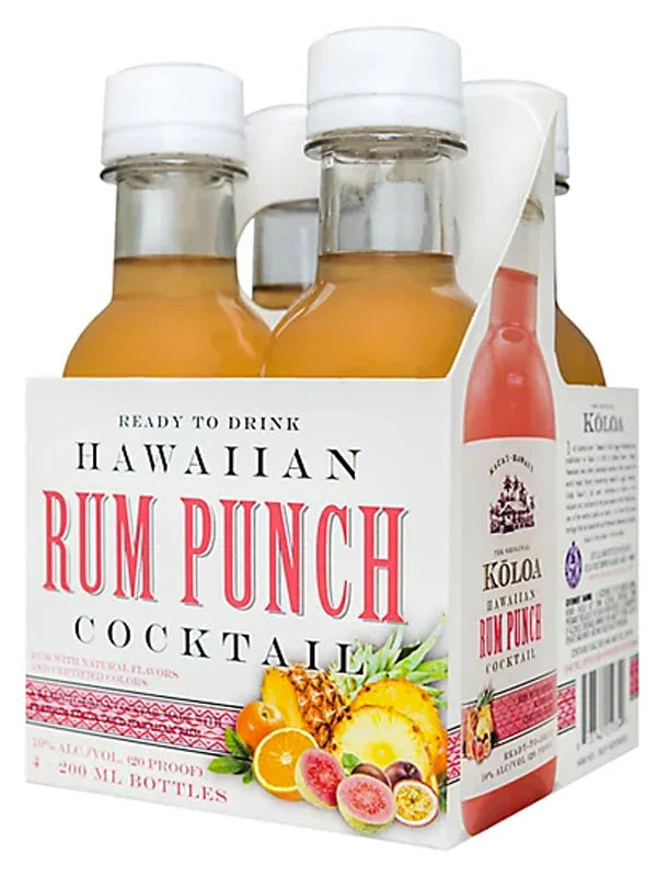 Koloa Hawaiian  Rum Punch - 4pack-200ml each