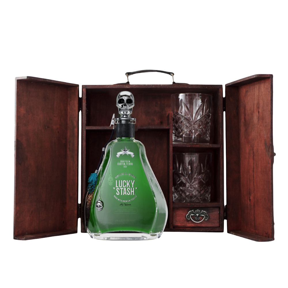 Buy Lucky Stash Hemp Infused Tequila - Holiday House Liquor