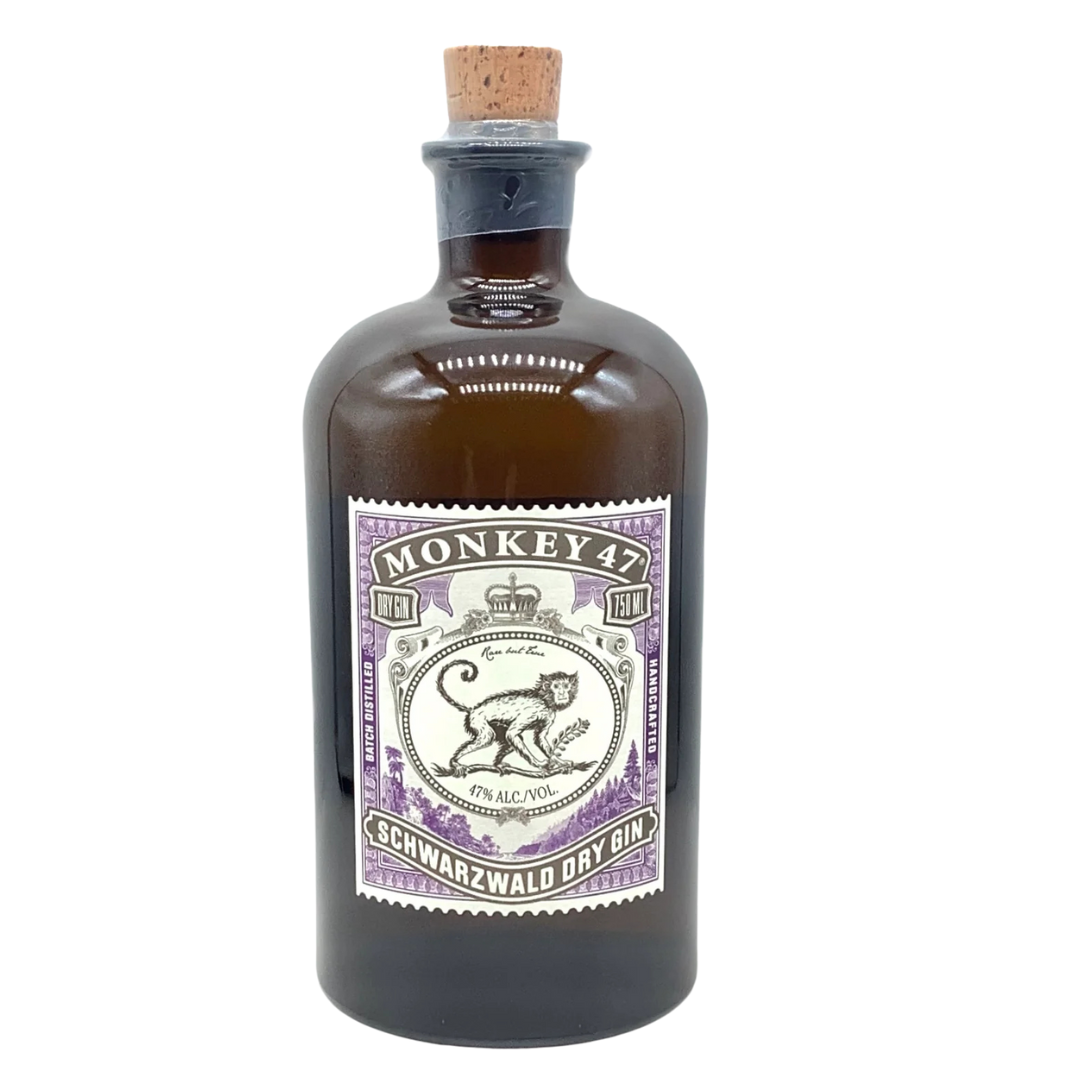 Monkey 47 Schwarzwald Dry Gin | Premium German Gin 47 Botanicals | 750 mL Bottle