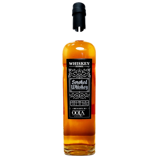 OOLA Discourse Smoked Whiskey 750ML bottle with premium label, showcasing a craft American smoked whiskey