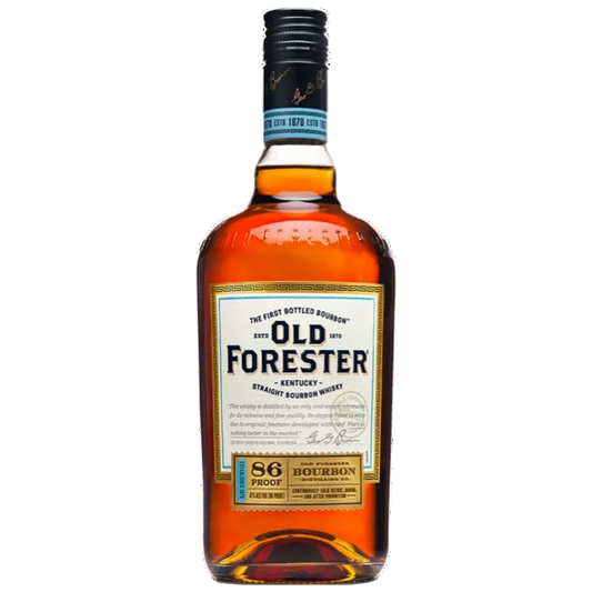 Old Forester Bourbon 86 Proof 750ML bottle on white background