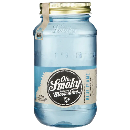 Ole Smoky® Moonshine Blue Flame 750ML high proof Tennessee moonshine bottle