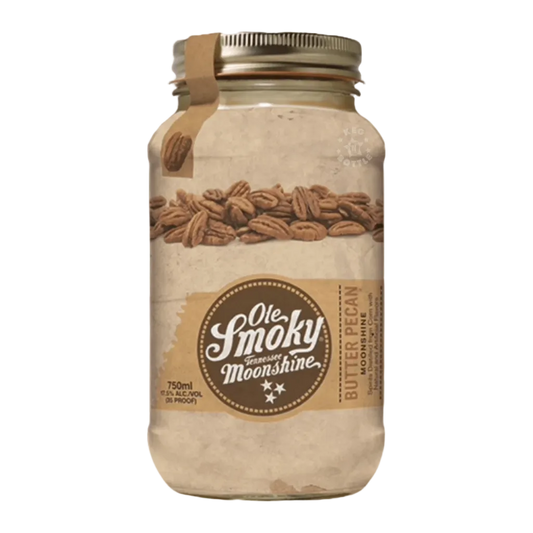 Ole Smoky Butter Pecan Moonshine 750ml bottle – Tennessee flavored moonshine with rich butter pecan taste