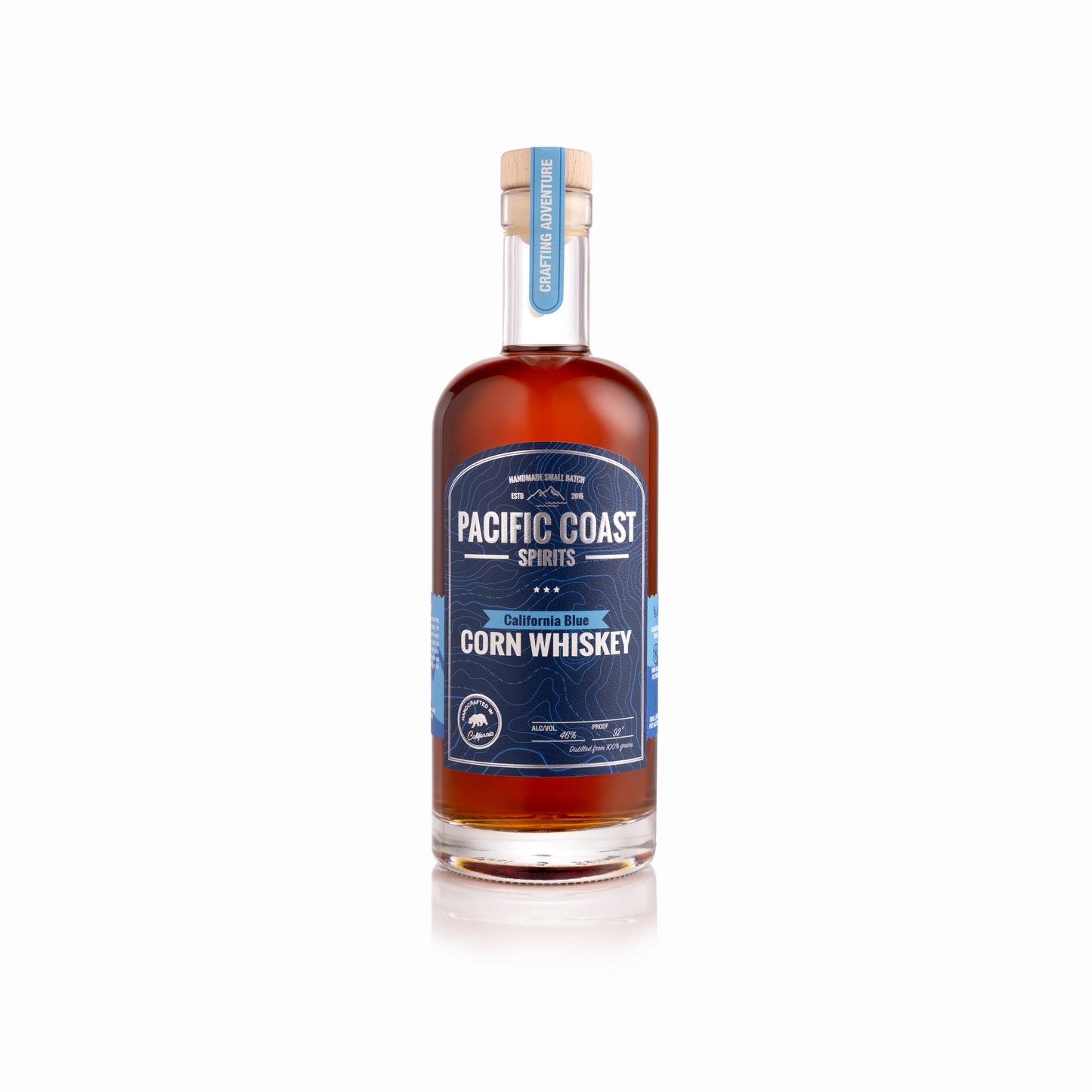 Pacific Coast California Blue Corn Whiskey