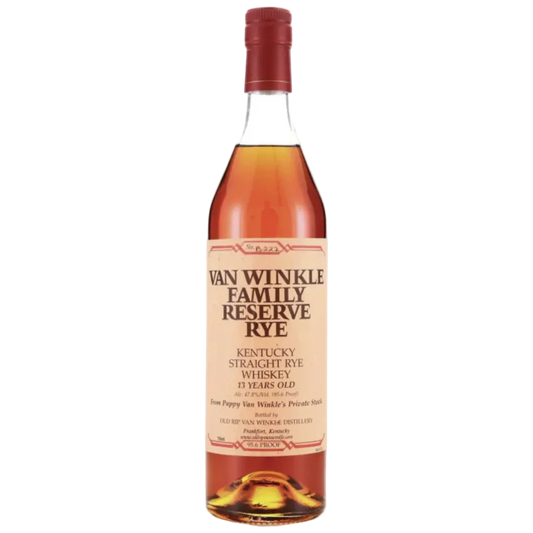 “Pappy Van Winkle Family Reserve Rye 13 Year 750ml bottle rare whiskey”