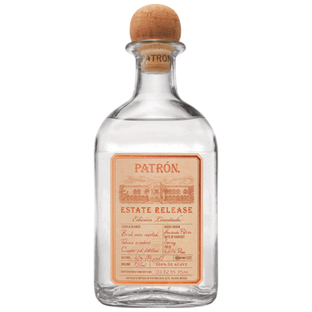 Patrón Estate Release Edición Limitada Tequila Blanco 750ml bottle from Jalisco Mexico premium blanco tequila