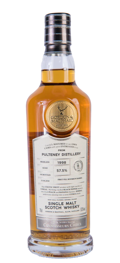 Gordon & Macphail Pulteney 19 Year Old Connoiseur's Choice Cask Strength 1998 Scotch Whisky- 750ML