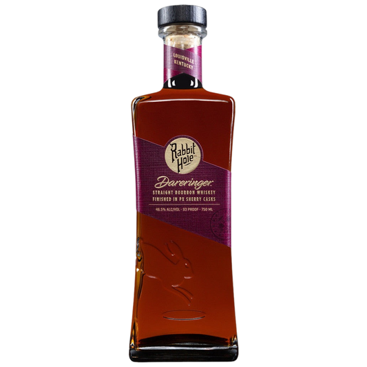 Rabbit Hole Dareringer Straight Bourbon Whiskey 750ML bottle with premium Kentucky bourbon and sherry cask finish