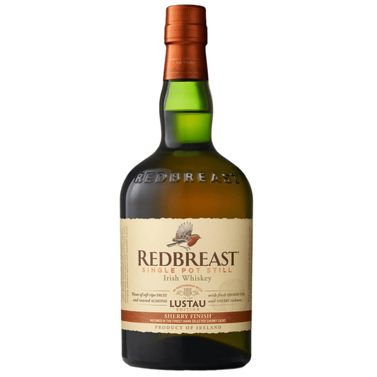 Redbreast 12 Year Old Irish Single Pot Still Whiskey 750ML bottle with label and packaging