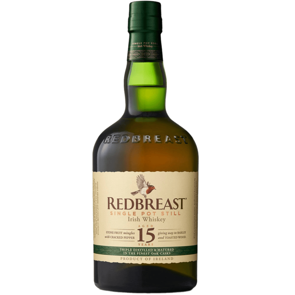 Redbreast 15 Year Old Irish Single Pot Still Whiskey - 750ML 