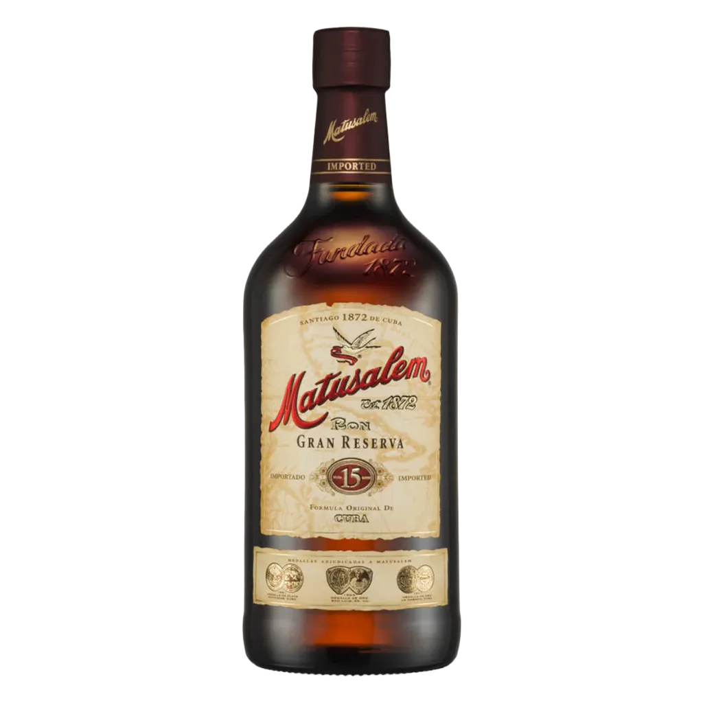 Ron Matusalem 15 Year Old Gran Reserva Rum 750ml premium aged Dominican rum bottle