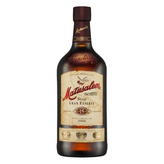 Ron Matusalem 15 Year Old Gran Reserva Rum 750ml premium aged Dominican rum bottle