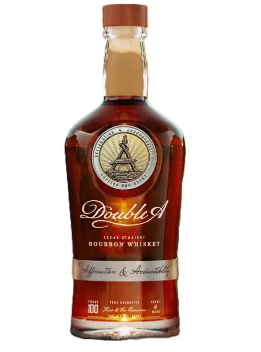 Double A Texas Straight  Bourbon Whiskey 100 proof 750 ml