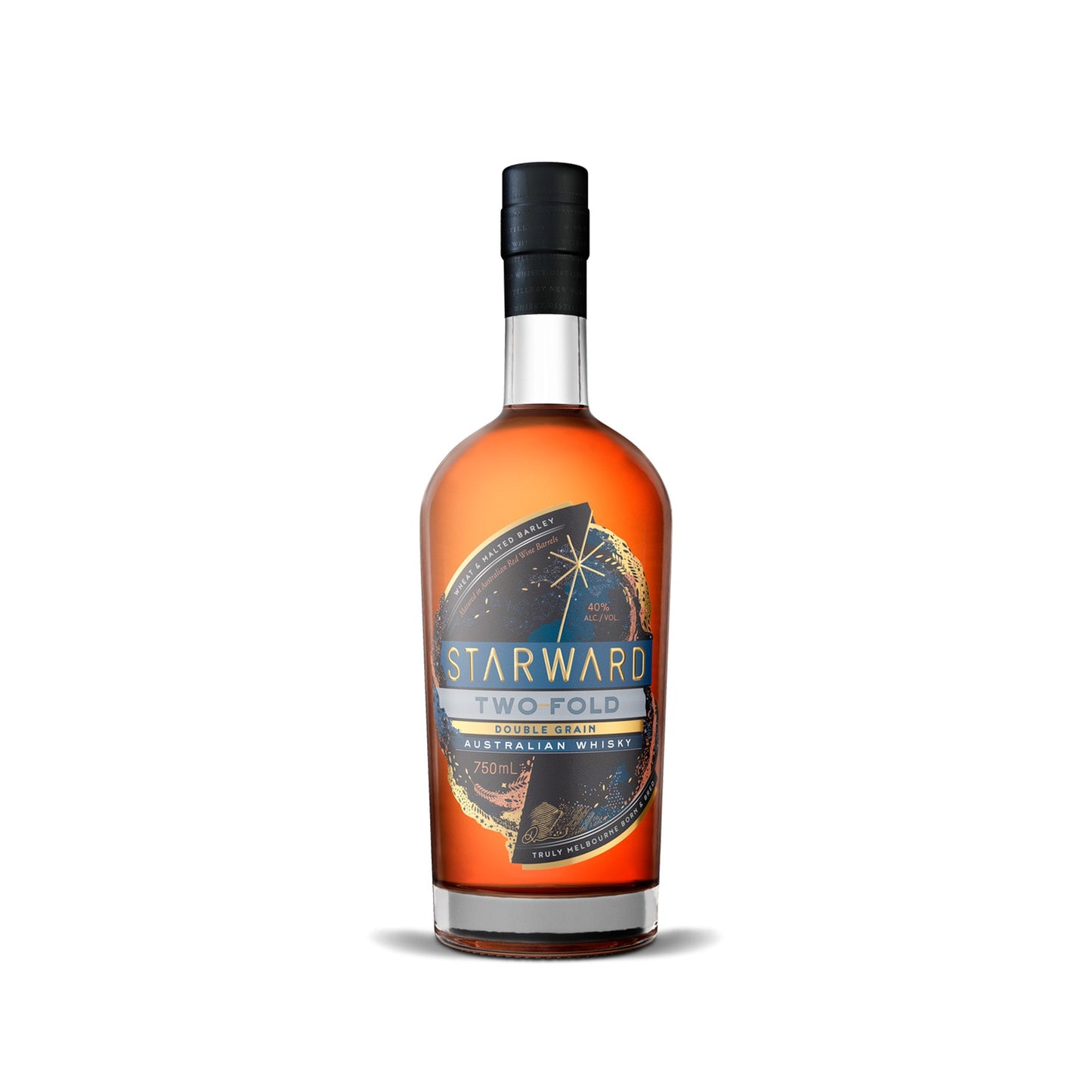 Starward Two Fold Double Grain Australian Whiskey Austraqlian - 750ML