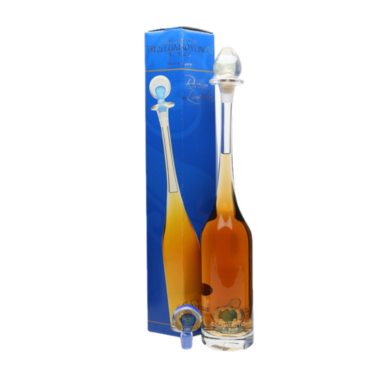 TRES CUATRO Y CINCO Tequila Special Family Blend Extra Añejo 750ml premium Mexican tequila bottle