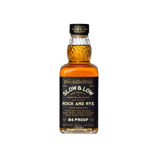 Hochstadter's Slow&Low Rock And Rye 84 Proof - 4PK