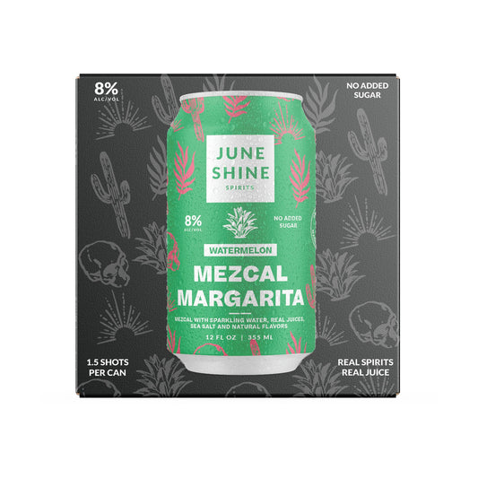June Shine Mezcal Margarita Watermelon - 4PK