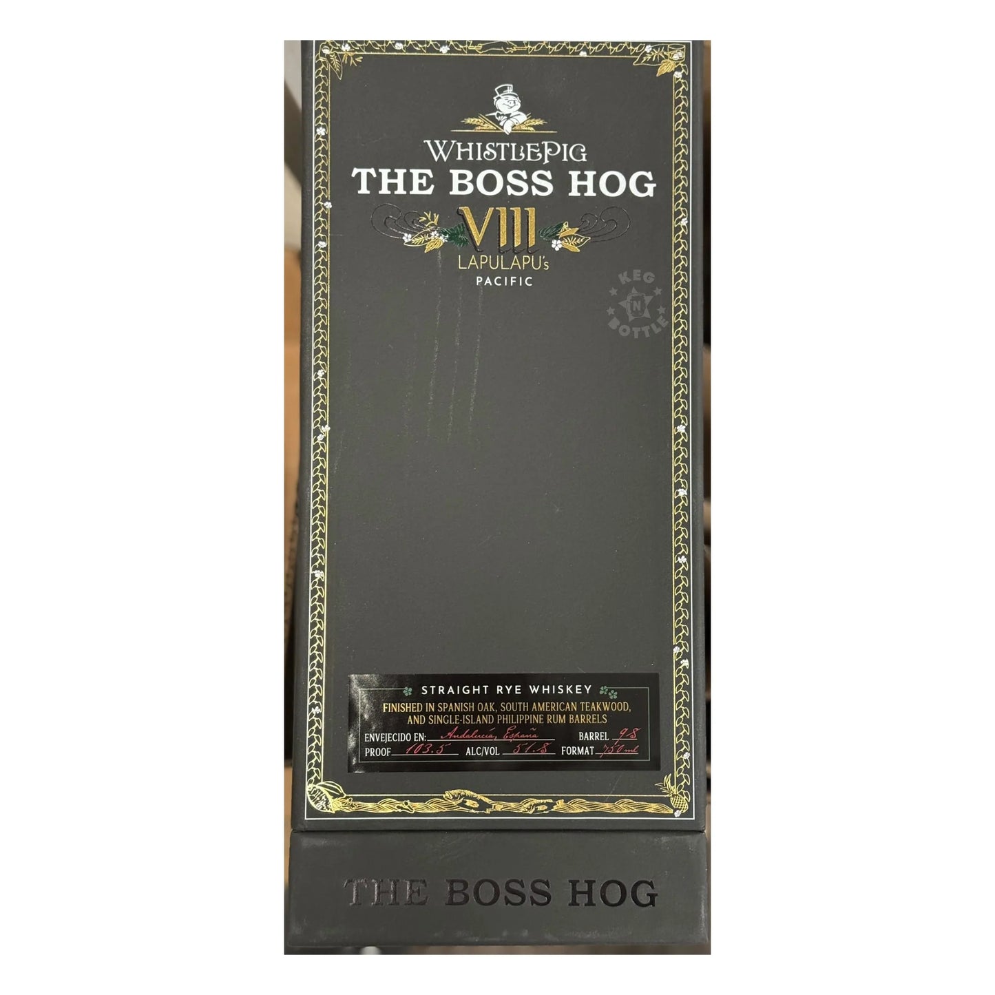 WhistlePig Boss Hog VIII Around The World Lapulapu's Pacific Rye Whiskey 17 years - 750ML