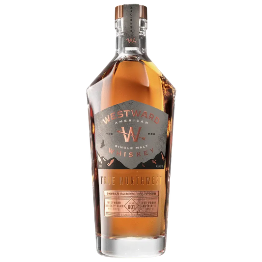 Westward American Single Malt Barrel Select 750ML bottle – premium American single malt whiskey from Oregon