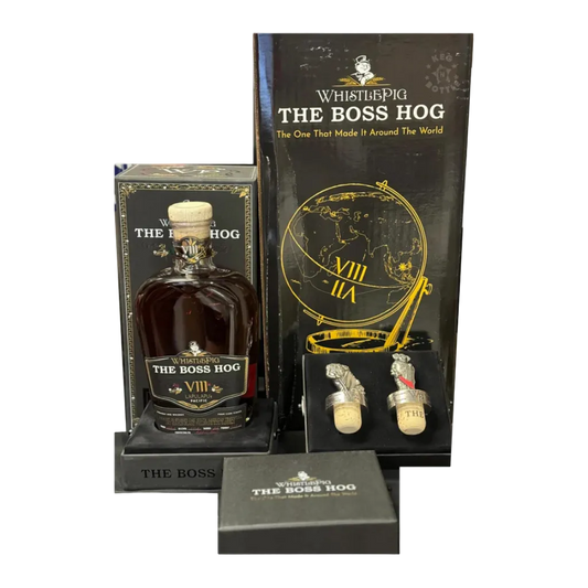 WhistlePig Boss Hog VIII Around The World Lapulapu’s Pacific Rye Whiskey 750ML limited edition bottle with premium packaging