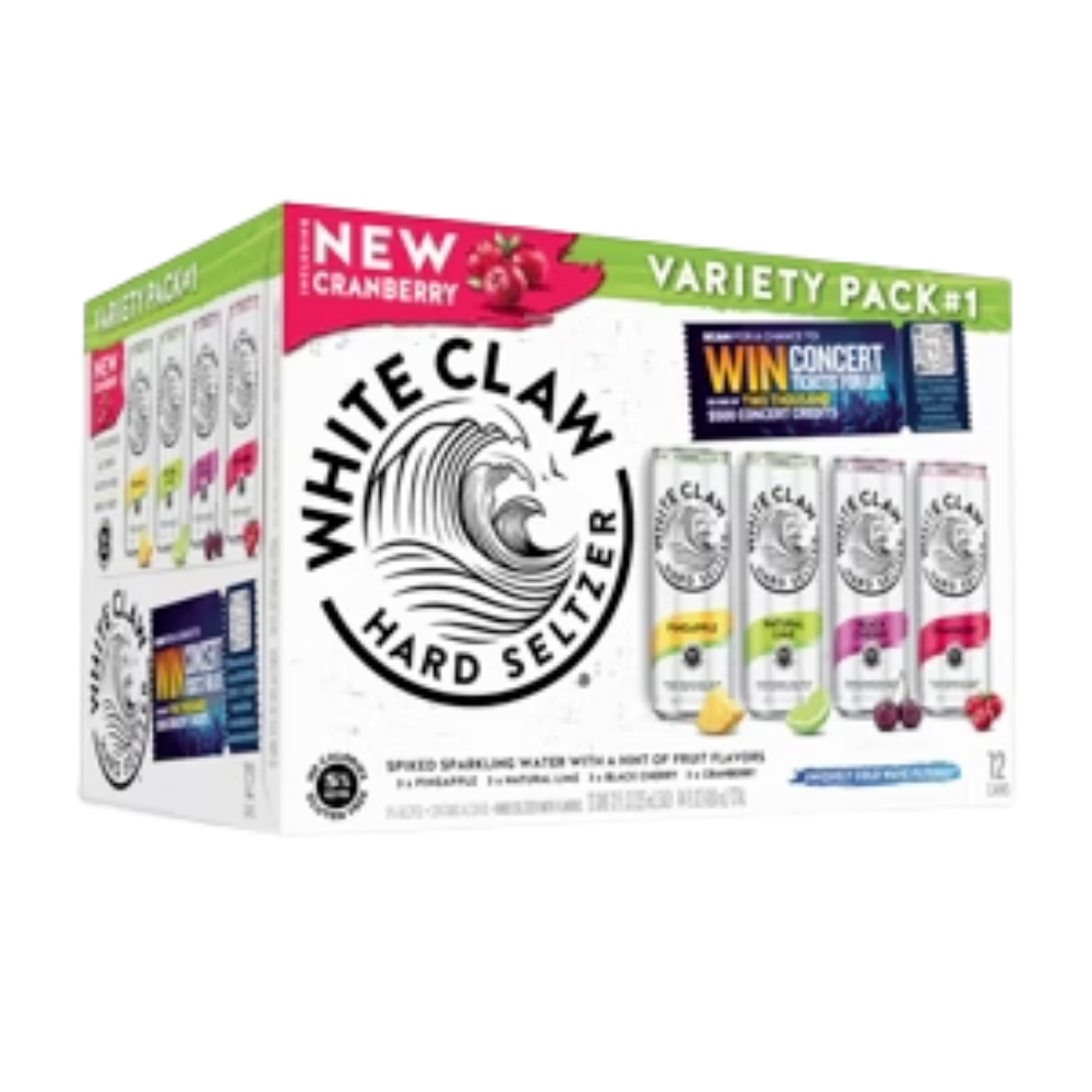 Buy White Claw Hard Seltzer Variety Pack - 12pk/12 fl oz Slim Cans - Holiday House Liquor 