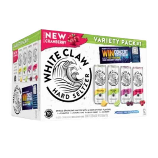 Buy White Claw Hard Seltzer Variety Pack - 12pk/12 fl oz Slim Cans - Holiday House Liquor 